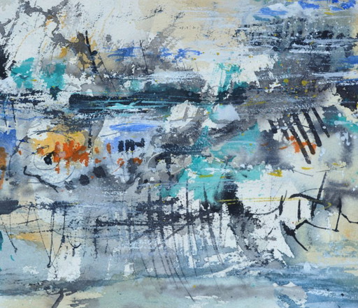 Icy thoughts watercolor