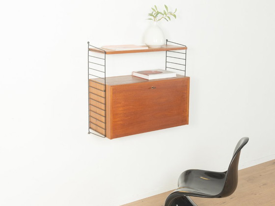 1950s Wall Shelf, Nils Strinning – Wall cabinet, Metal, Wood (photo 4 of 10)
