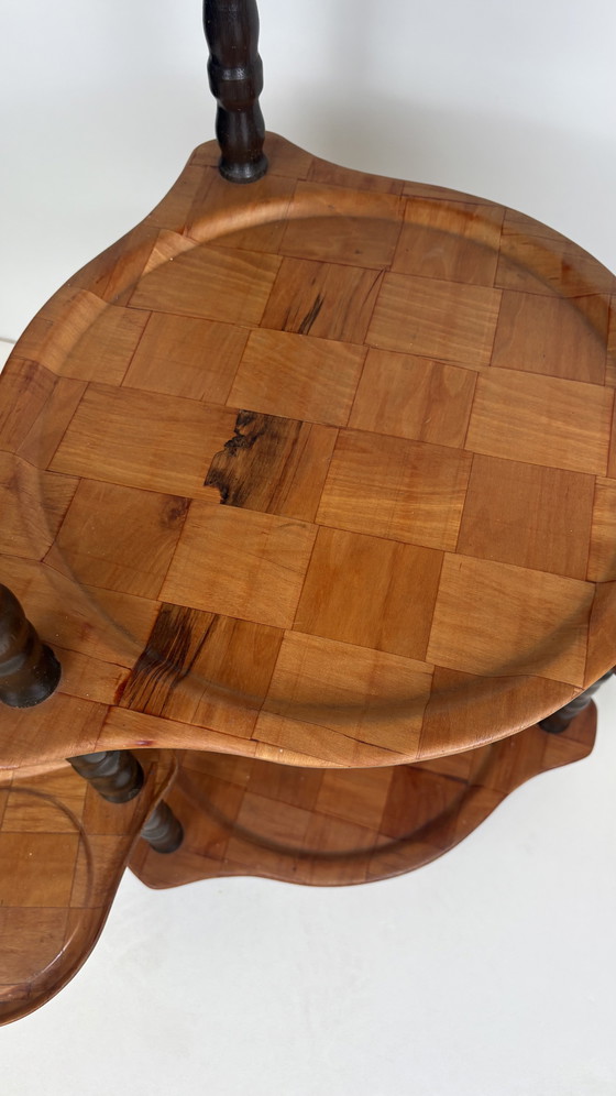 Image 1 of Vintage side table/sidetable/plant table seventies wood