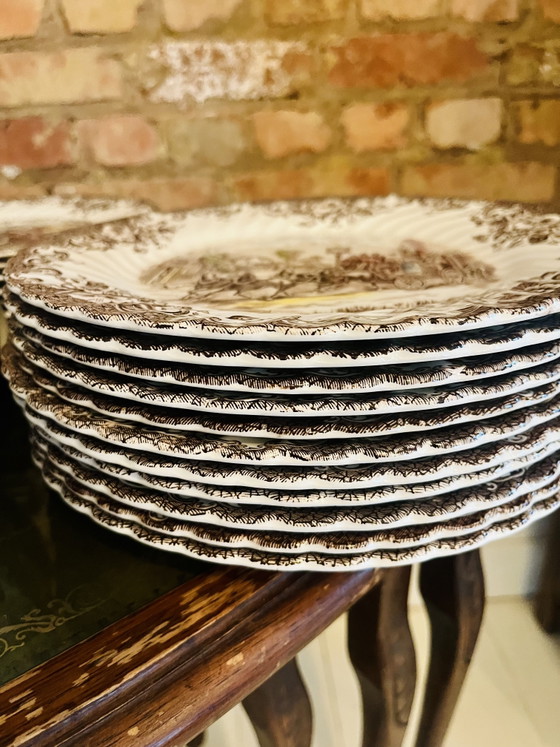 Vintage 'Coaching Scenes' Crockery - Johnson Brothers – Porcelain (photo 6 of 15)