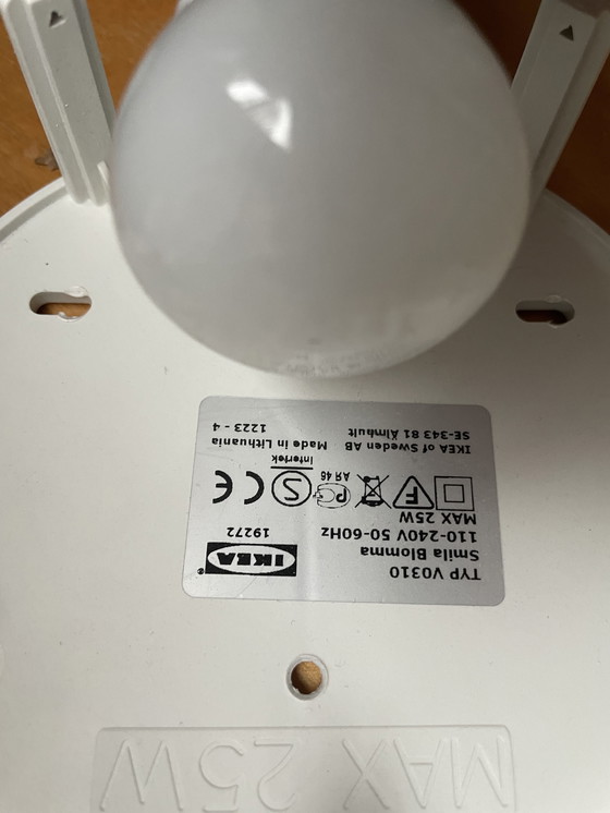 Image 1 of Vintage IKEA Snöig table/wall lamp