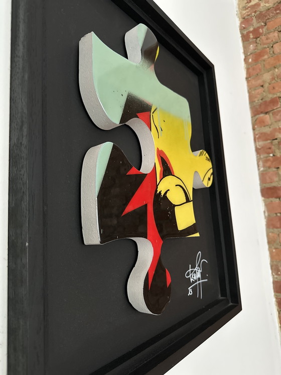 Image 1 of An exceptional original artwork by the renowned French urban artist Keymi.