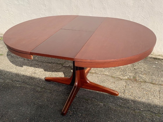 Image 1 of Vintage mahoniehouten uitschuifbare tafel
