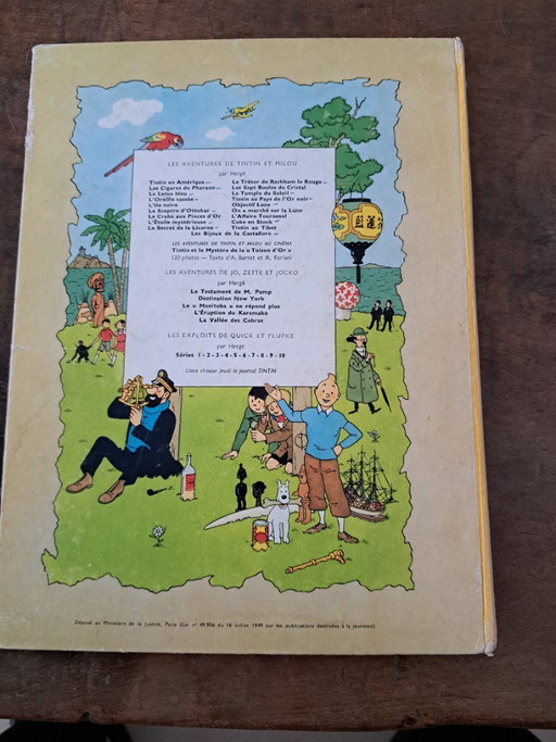 De avonturen van Tintin "De juwelen van Castafiore", 1963.