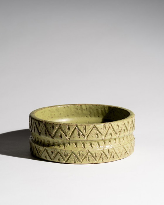 Image 1 of Attributed to Fratelli Fanciullacci Large Sculptural Ceramic Bowl Italy 1950-60s