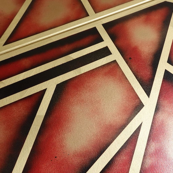 Image 1 of Abstraction A955 - Tableau abstrait prêt à accrocher XXL