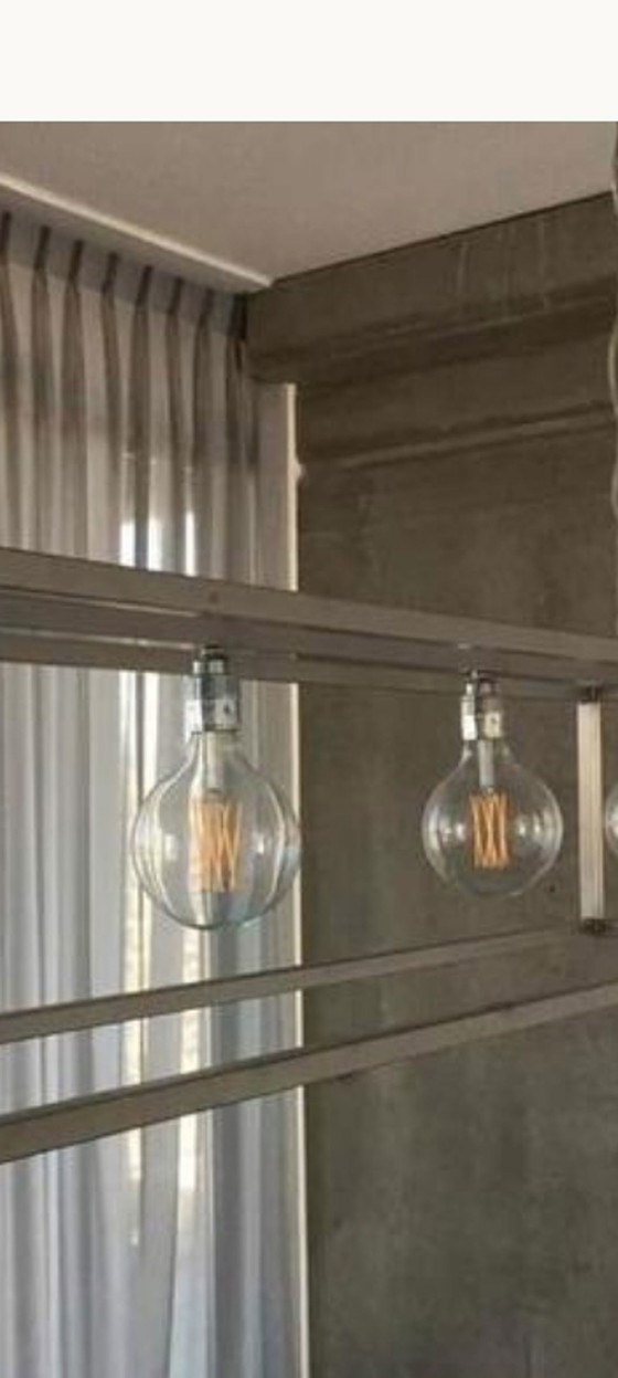 Image 1 of Ztal Rimini Stainless Steel 4 Light Pendant Lamp