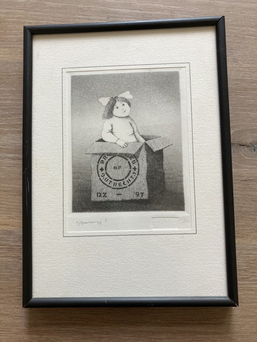 Etching by Dolf Zwerver