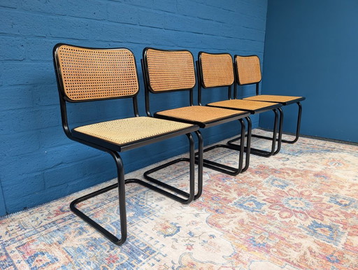4x Sillas Cesca vintage negras