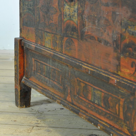 Image 1 of Folk Art Wedding Chest, Anno 1852