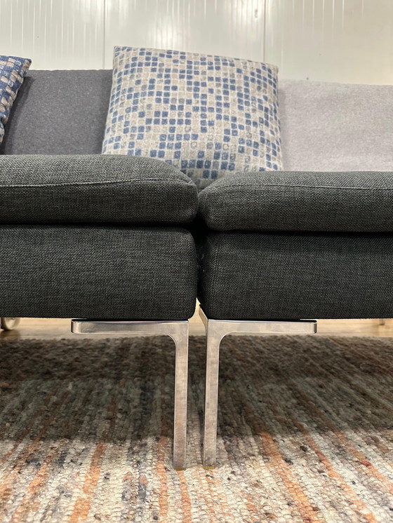 Image 1 of B&B Italia Charles Corner Sofa Green/Anthracite