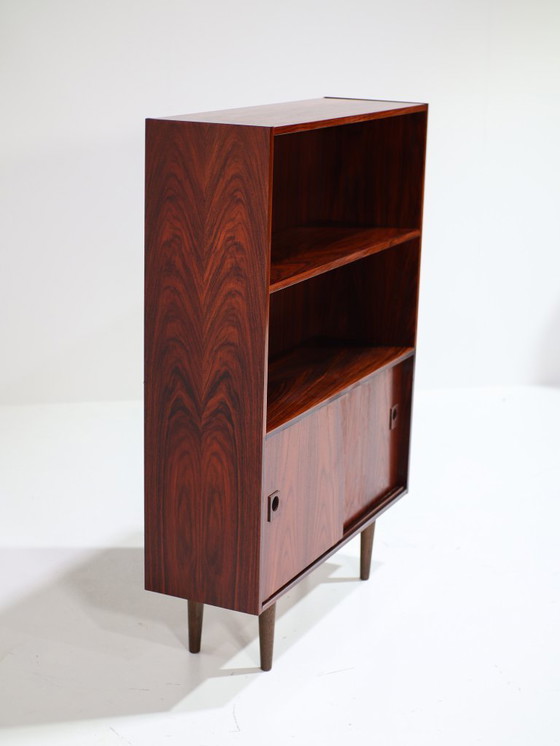 Image 1 of Bibliothèque à portes en palissandre, style danois vintage