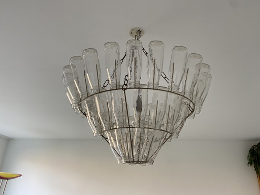 Leitmotiv bottle chandelier