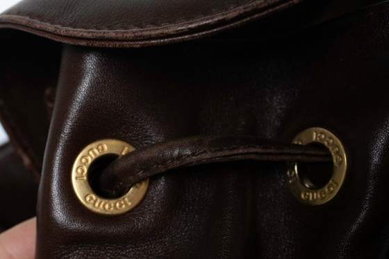 Gucci, Bamboo Backpack in Brown Leather – Calfskin (photo 6 of 12)