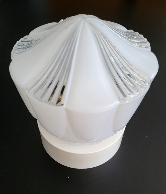 Image 1 of Opaline glass Thabur ceiling light, 1960s.