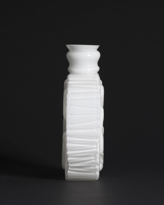 Image 1 of Kristallglaswerk Hirschberg Vase en verre à bulles Retro Space-age Pop-art