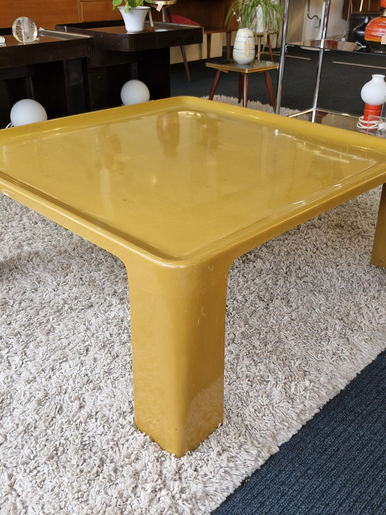 Image 1 of Coffee table space age B&B Italia Amante 70s ochre yellow