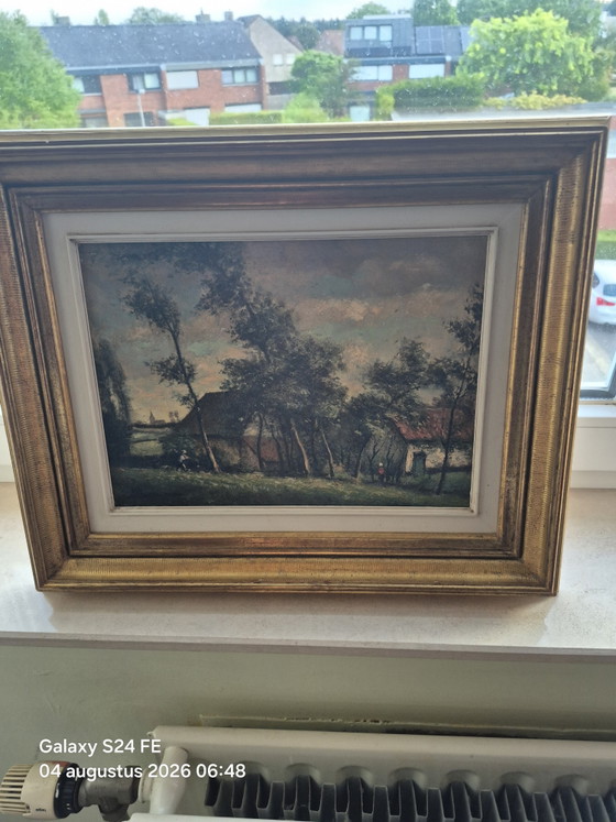 Chamber – kaemmerer, Paintings & Drawings, Wood, Canvas (photo 5 of 5)