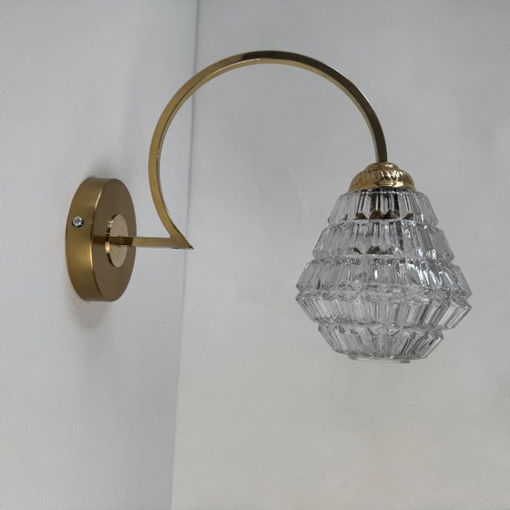 Image 1 of PAIR OF VINTAGE DIAMOND SCONCES
