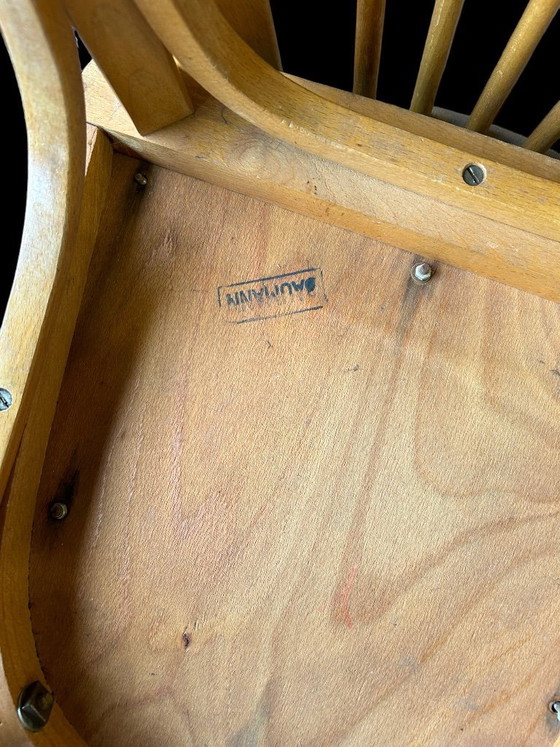 Baumann chair reupholstered with vintage tapestry – Dining chairs, Wood (photo 9 of 9)