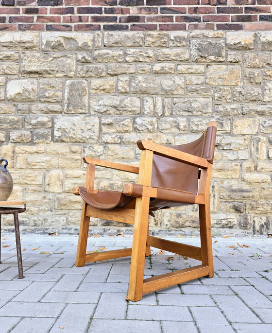 Image 1 of PACO MUÑOZ SAFARI STOEL STOELEN JACHTSTOEL JAREN 60 ZITGROEP MID CENTURY