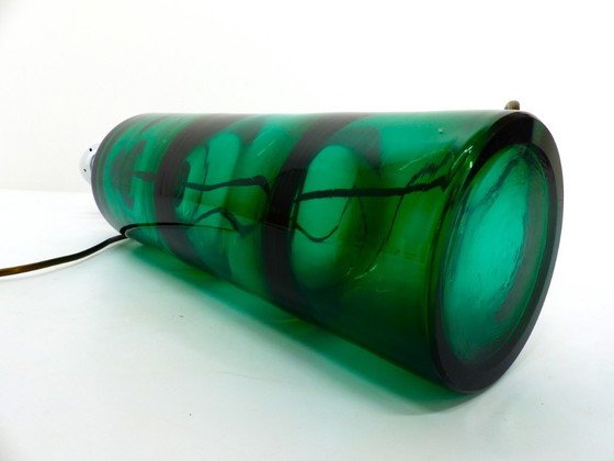 Lamp H.500 In Green Blown Glass By Severin Brørby – Hadeland Glassverk & Høvik Verk, Norway, 1967 (photo 7 of 9)