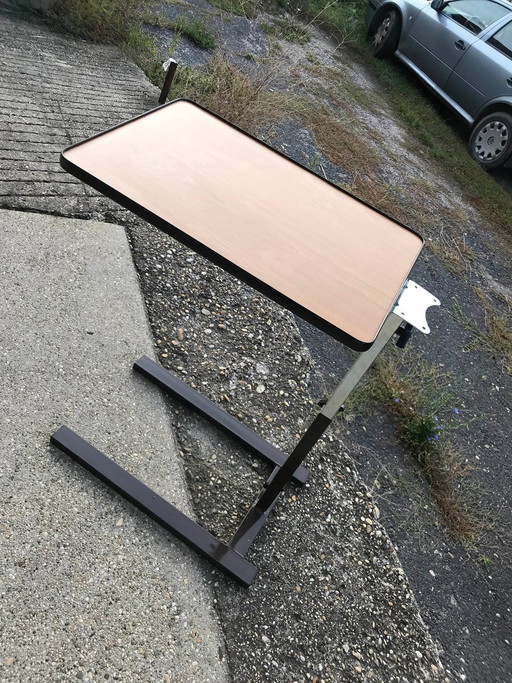 Mid-Century Uitschuifbaar Bureau van Metaal, Jaren 60