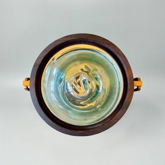 Image 1 of Schitterende cocktailshaker met ijsemmer uit de jaren 70 van Aldo Tura. Gemaakt in Italië.