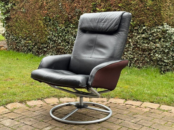 Image 1 of Malung fauteuil van Ikea, 1999, zwart