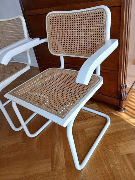 Image 1 of Cesca webbing chairs