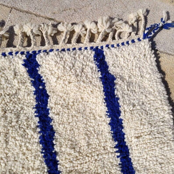 Handmade Moroccan rug in natural wool 250cm x 150cm – Rugs & carpets, Cotton (photo 4 of 9)
