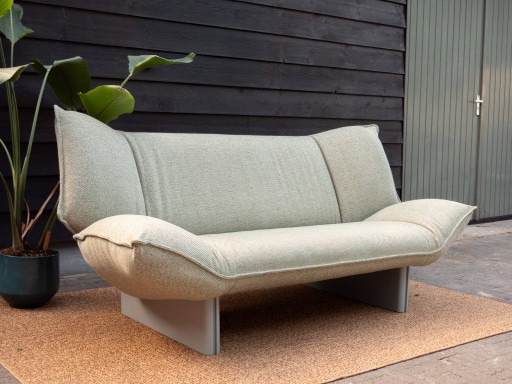 Leolux Tango | 2-zits design bank | Groen Beige Wol