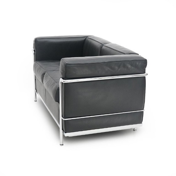 Image 1 of Canapé 2 places LC2 de Le Corbusier pour Cassina, années 1970