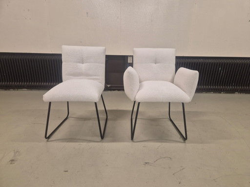 6x SHOWROOM OUTLET - Dante Dining Chairs - Teddy - NEW