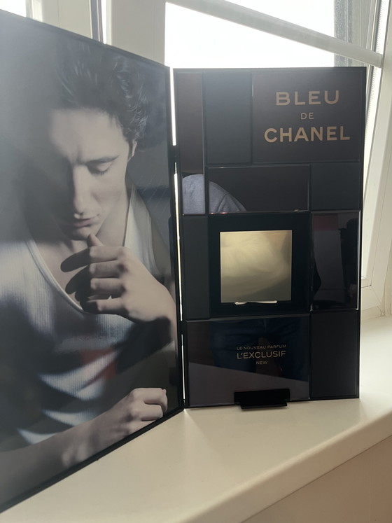 Image 1 of Bleu de Chanel vintage display