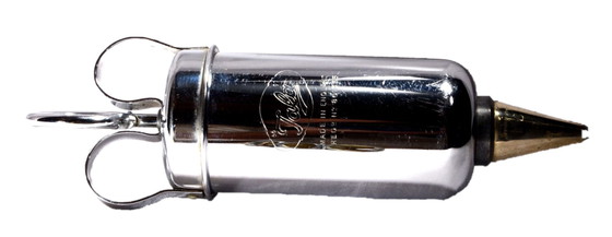 Vintage Tala brand icing syringe, Queen model, 7x17cm – Kitchen accessories, Metal, Chrome (photo 5 of 5)