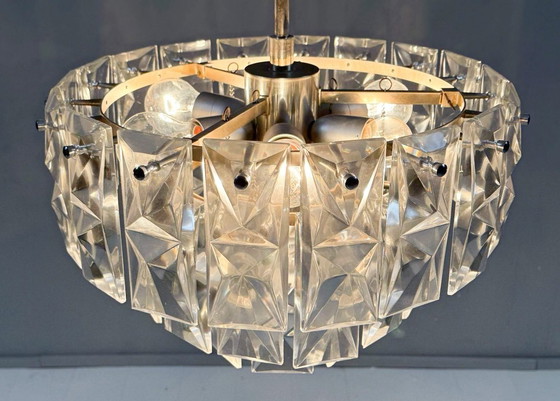 Image 1 of Mid Century Lustre/plafonnier de Kinkeldey, Allemagne, années 1970