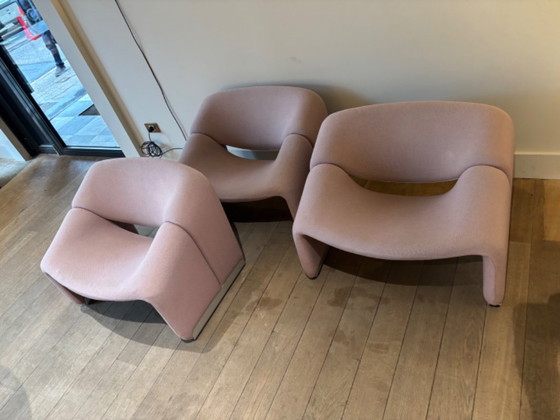 Image 1 of 3x pierre paulin groovy chair