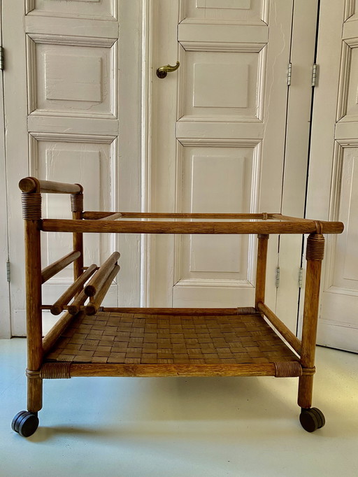 Vintage Bamboo Trolley