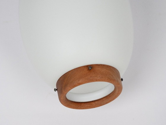 Image 1 of Lampada a sospensione vintage danese Kina di Bent Karlby, Lyfa, anni '40