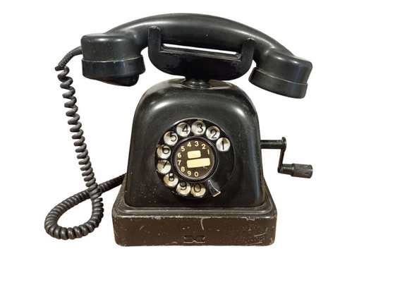Image 1 of Vintage Bakelite Telephone from 1954: Belgian design atea