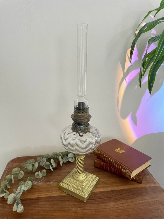 Lot van vintage petroleum- en olielampen – Tafellampen (photo 2 of 17)