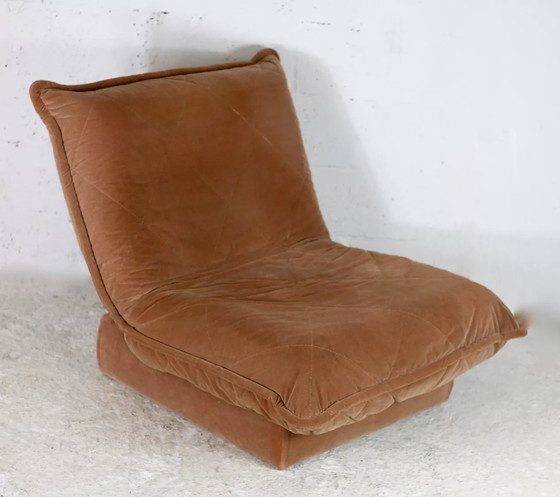 Image 1 of Chauffeuse Velours "Caramel"