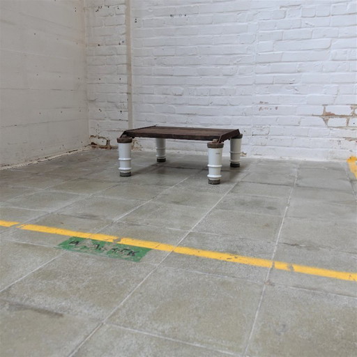 Industrial transformer coffee table