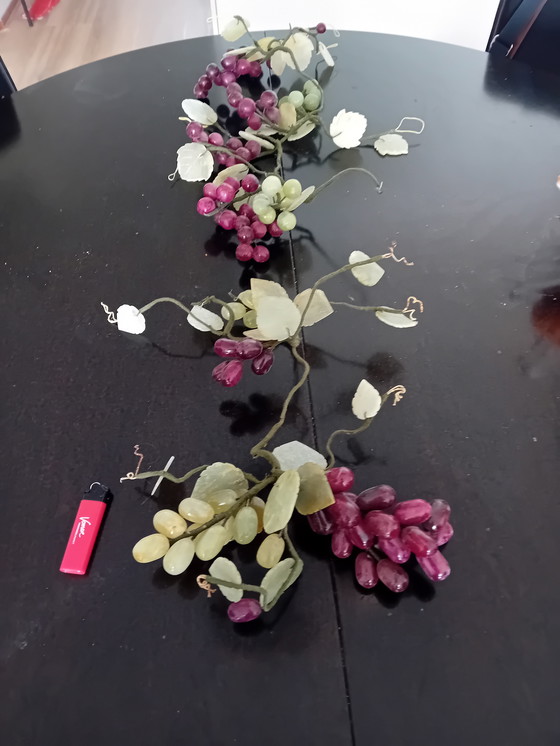 Image 1 of Brocante  druivenranken van glas