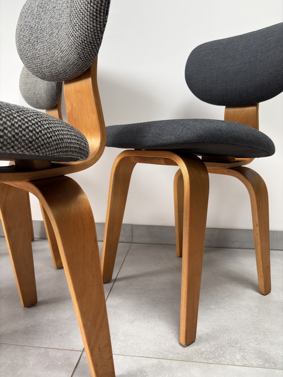 Image 1 of Set Vintage Pastoe SB03 Dining Chairs