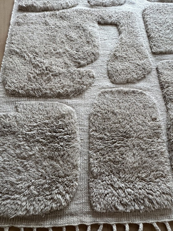 Image 1 of Tappeto Rugvista in lana Eros grigio 200x300 cm