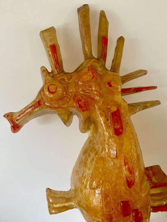 Image 1 of Escultura firmada "Caballito de mar" – Matius, Francia, ca. 1970