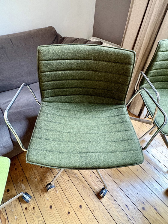 Image 1 of 6 Arper office/dining room chairs