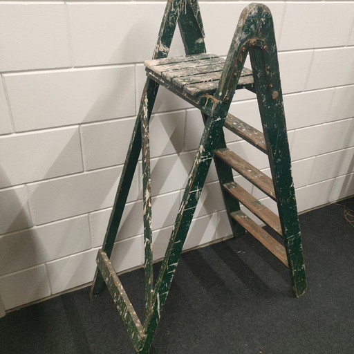Decorative vintage painter's ladder